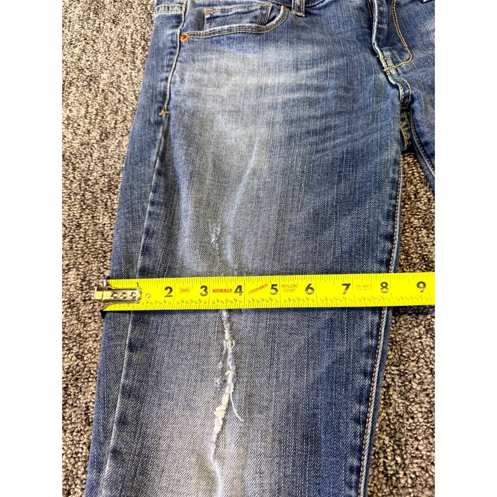 American Eagle Outfitters Stretch Jeans Womens 8 Blue Denim Light Wash Straight - Picture 13 of 16